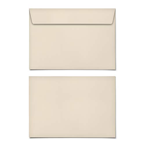 (10 x) Briefumschläge DIN-C6 - Beige Briefumschlag Kuvert Briefkuvert Umschlag von gestaltenlassen.com