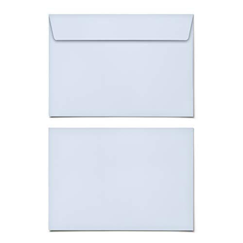 (10 x) Briefumschläge DIN-C6 - Wolkenblau Briefumschlag Kuvert Briefkuvert Umschlag von gestaltenlassen.com