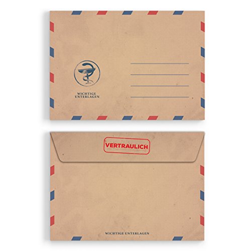 (20 x) Briefumschläge DIN-C6 Krankschreibung Krankmeldung Kuvert selbstklebend von gestaltenlassen.com