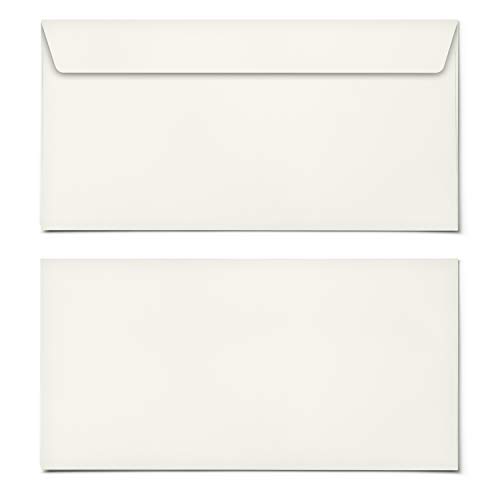 (20 x) Briefumschläge DIN-Lang - Creme Briefumschlag Kuvert Briefkuvert Umschlag von gestaltenlassen.com