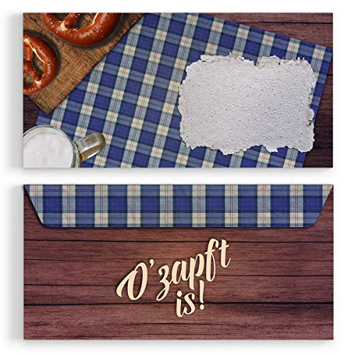(60 x) Briefumschläge DIN-Lang Oktoberfest Einladungskarten Kuvert selbstklebend von gestaltenlassen.com