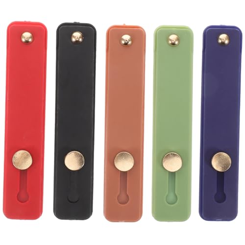 5 x einziehbare Handy-Griffbänder – Teleskop-Fingerhalter mit rutschfester Rückseite für sichere Smartphone-Handhabung 5 x einziehbare Handy-Griffbänder – Teleskop-Fingerhalter mit rutschfester Rückseite für sichere Smartphone-Handhabung von getuse
