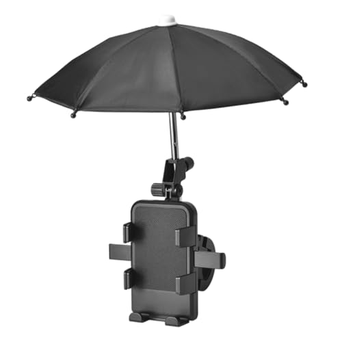 getuse 1 Set Fahrrad-Telefonhalterung mit Regenschirm-Lenkerhalterung, ergonomisches Design für Elektrofahrräder und Motorräder, verstellbare Größe für Outdoor-Aktivitäten getuse 1 Set Fahrrad-Telefonhalterung mit Regenschirm-Lenkerhalterung, ergonomisches Design für Elektrofahrräder und Motorräder, verstellbare Größe für Outdoor-Aktivitäten von getuse