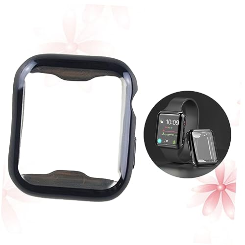 getuse Schutzhülle für Watch Series 4, TPU, vollständige Abdeckung, Schwarz, präzise Aussparungen, Displayschutzfolie im Lieferumfang enthalten getuse Schutzhülle für Watch Series 4, TPU, vollständige Abdeckung, Schwarz, präzise Aussparungen, Displayschutzfolie im Lieferumfang enthalten von getuse
