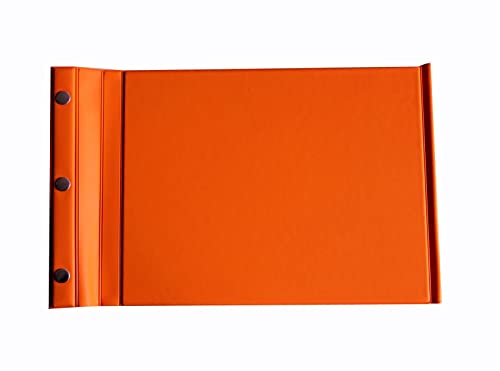 Wechselmappe, Original GGM, mit 3 Druckknöpfen DIN A4 Farbe: orange von ggm