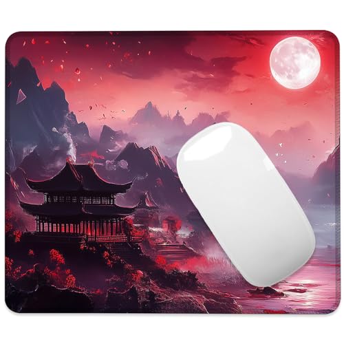 Vollmond-Mauspad, quadratisch, mit genähtem Rand, Computer-Mauspad mit rutschfester Gummiunterseite für Computer, Laptop, Büro, Schreibtisch, Zubehör, 24,1 x 20,3 cm Vollmond-Mauspad, quadratisch, mit genähtem Rand, Computer-Mauspad mit rutschfester Gummiunterseite für Computer, Laptop, Büro, Schreibtisch, Zubehör, 24,1 x 20,3 cm von ghatobty