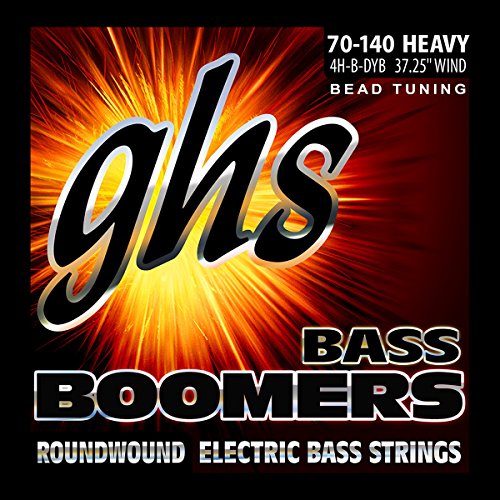 GHS Bass Boomers - Bass String Set, 4-String, Heavy, .070-.140, BEAD Tuning von GHS H10 Ukulele