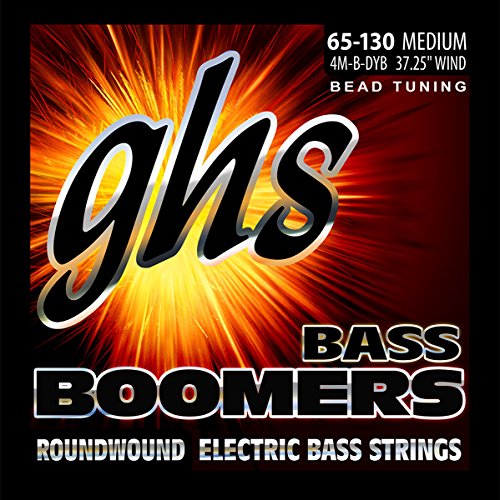 GHS Bass Boomers - Bass String Set, 4-String, Medium, .065-.130, BEAD Tuning von GHS H10 Ukulele