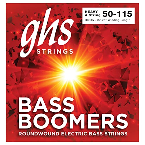 GHS Bass Boomers - H3045 - Bass String Set, 4-String, Heavy, .050-.115 von GHS Strings