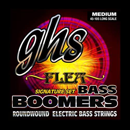 GHS Bass Boomers - M3045F - Flea Signature Bass String Set, .045-.105 von ghs