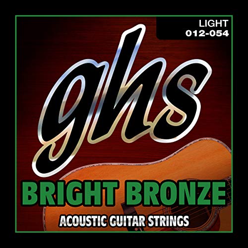 GHS Bright Bronze - BB30L - Acoustic Guitar String Set, 80/20 Bronze, Light, .012-.054 von GHS H10 Ukulele