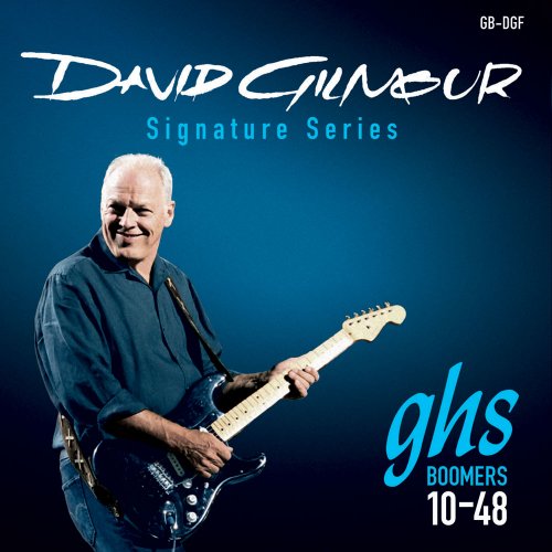 GHS David Gilmour Signature Guitar Boomers - GB-DGF - Electric Guitar String Set, .010-.048, for Fender Scale von ghs