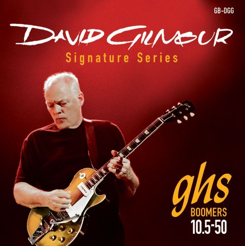 GHS David Gilmour Signature Guitar Boomers - GB-DGG - Electric Guitar String Set, .0105-.050, for Gibson Scale von ghs