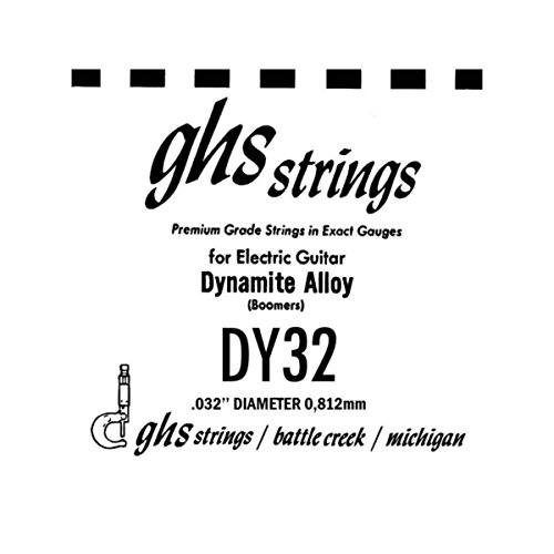 GHS Guitar Boomers - DY32 - Electric Guitar Single String, .032, wound von GHS H10 Ukulele