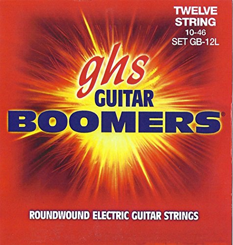 GHS Guitar Boomers - GB-12L - Electric Guitar String Set, 12-String Light, .010-.046 von ghs