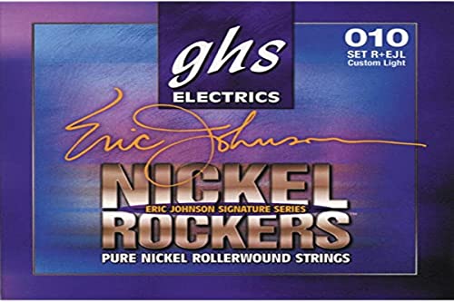 GHS Nickel Rockers - R+RXL - Electric Guitar String Set, Custom Light, .010-.050 von GHS H10 Ukulele