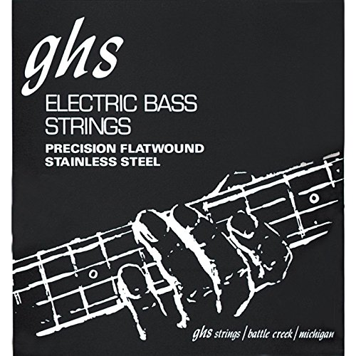 GHS Precision Flatwound - M3050 - Bass String Set, 4-String, Medium, .045-.105 von GHS H10 Ukulele