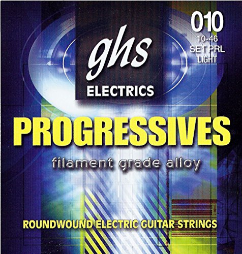 GHS Progressives - PRL - Electric Guitar String Set, Light, .010-.046 von ghs