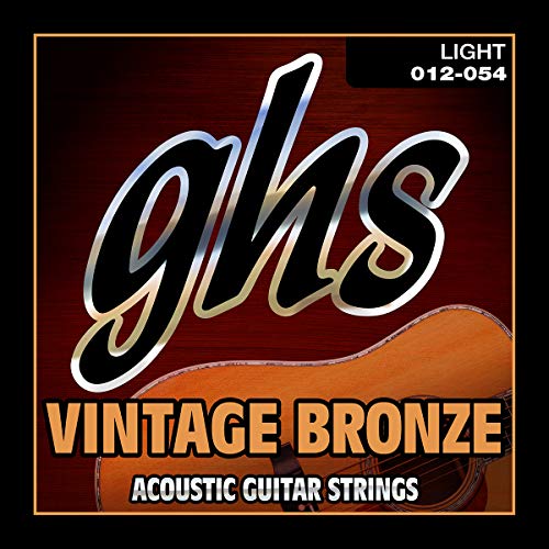 GHS Vintage Bronze - VN-L - Acoustic Guitar String Set, Light, .012-.054 von ghs