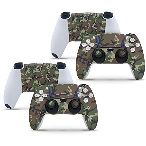 2 x Camouflage Playstation 5 PS5 Controller Skins Full Wrap Vinyl Sticker von giZmoZ n gadgetZ