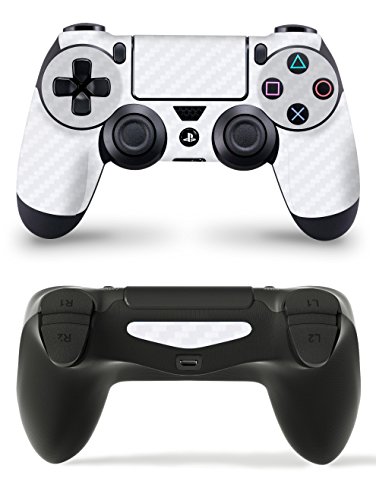 GNG Playstation 4 PS4, Motiv: Carbon Weib 1er-Set mit Aufklebern für Controller von giZmoZ n gadgetZ