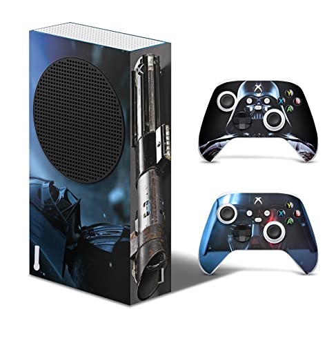 GNG Xbox Series S Konsolen-Gehäuseaufkleber, Motiv: Vader inklusive 2er-Set mit Aufklebern für Controller von giZmoZ n gadgetZ