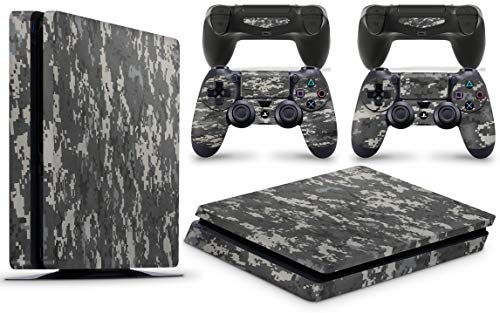 giZmoZ n gadgetZ GNG PS4 Konsolen-Gehäuseaufkleber, Motiv: DIGITAL CAMO, inklusive 2er-Set mit Aufklebern für Controller von giZmoZ n gadgetZ