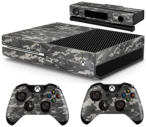 giZmoZ n gadgetZ GNG Xbox One Konsolen-Gehäuseaufkleber, Motiv: Tarnung inklusive 2er-Set mit Aufklebern für Controller von giZmoZ n gadgetZ