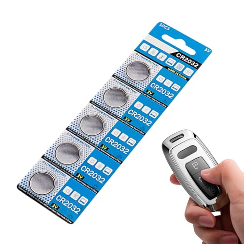5- -Batterie, 3 V, Lithium-Knopfzelle für Schlüsselanhänger, Waagen, Spielzeug, hohe Kapazität, Mangan-Batterie, ideal für Uhren, Glukometer, Fernbedienung von gifyym