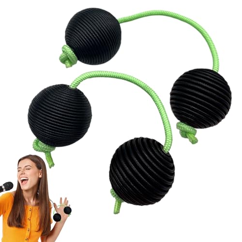 Rhythmischer Ball gewebter Sandball - 1 Paar Kork Stille & Hand -Percussion Shakers | Tragbare Doppelkürbis -Fingerspeicher -Drum -Bälle | Percussion Instrument - Praxis mit geringem Volumen für alle Rhythmischer Ball gewebter Sandball - 1 Paar Kork Stille & Hand -Percussion Shakers | Tragbare Doppelkürbis -Fingerspeicher -Drum -Bälle | Percussion Instrument - Praxis mit geringem Volumen für alle von gifyym