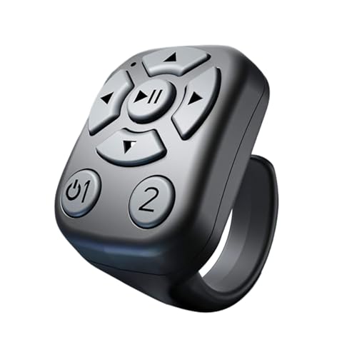 Scroll-Ring – TikToks Fernbedienungsring | Tiktokes Scrollerring | Wiederaufladbarer USB-Präsentations-Fingerring | Tragbarer Scroll-Fernbedienungsring zum Umblättern von Seiten, Klicker, von gifyym