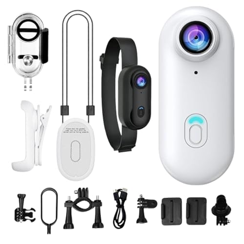 gifyym Körperkamera – Körperkameras mit Audio- & Videoaufnahme – 360 Grad Action Cam – drehbare magnetische Videokamera für Vlogging, Reisen, Skifahren, Motorrad, Unterwasser, Streaming & Trail Sports gifyym Körperkamera – Körperkameras mit Audio- & Videoaufnahme – 360 Grad Action Cam – drehbare magnetische Videokamera für Vlogging, Reisen, Skifahren, Motorrad, Unterwasser, Streaming & Trail Sports von gifyym