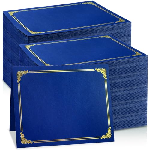 gisgfim Urkundenhalter, Diplomhüllen, einseitig, Goldfolienrand, Auszeichnungszertifikathüllen für Briefform, 21,6 x 27,9 cm, Zertifikate, Karton, Dokumentenpapier, Aufbewahrung, Organizer, Königsblau gisgfim Urkundenhalter, Diplomhüllen, einseitig, Goldfolienrand, Auszeichnungszertifikathüllen für Briefform, 21,6 x 27,9 cm, Zertifikate, Karton, Dokumentenpapier, Aufbewahrung, Organizer, Königsblau von gisgfim