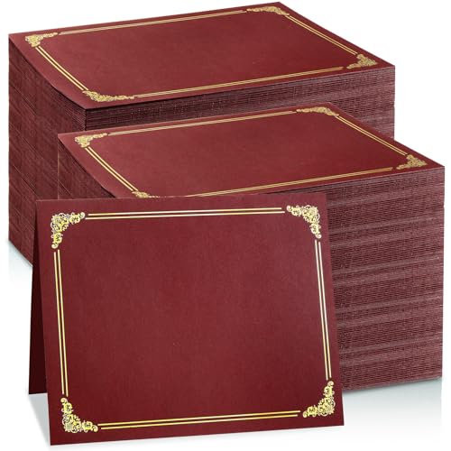 gisgfim Urkundenhalter, Diplomhüllen, einseitig, Goldfolienrand, Auszeichnungszertifikathüllen für Briefgröße 21,6 x 27,9 cm, Zertifikate, Karton, Dokumentenpapier, Aufbewahrung, Organizer gisgfim Urkundenhalter, Diplomhüllen, einseitig, Goldfolienrand, Auszeichnungszertifikathüllen für Briefgröße 21,6 x 27,9 cm, Zertifikate, Karton, Dokumentenpapier, Aufbewahrung, Organizer von gisgfim
