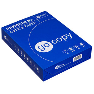 go copy Kopierpapier Premium 80 DIN A4 80 g/qm 500 Blatt von go copy