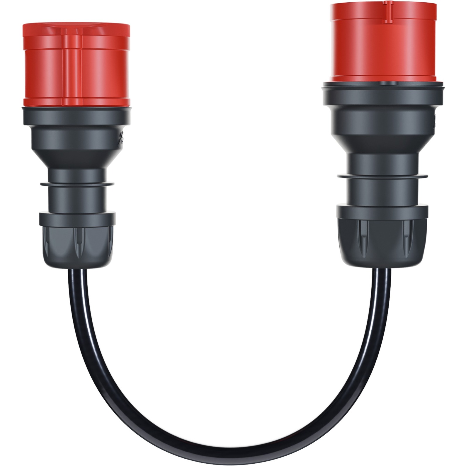 Adapter für Gemini flex 11 kW, CEE rot Drehstrom 16A > CEE rot 32A von go-e