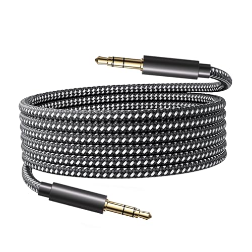 Aux Kabel 5M Auto Premium klinkenkabel 3,5, 3 5 klinke auf 3 5 klinke audio kabel mit HiFi Sound,Klinke auf Klinke 3.5mm klinkenkabel Nylon für Kopfhörer, Auto, Handy, PC, Lautsprecher, Stereo, MP3 Aux Kabel 5M Auto Premium klinkenkabel 3,5, 3 5 klinke auf 3 5 klinke audio kabel mit HiFi Sound,Klinke auf Klinke 3.5mm klinkenkabel Nylon für Kopfhörer, Auto, Handy, PC, Lautsprecher, Stereo, MP3 von goingaux