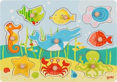 goki Steckpuzzle  Unterwasserwelt ll von goki