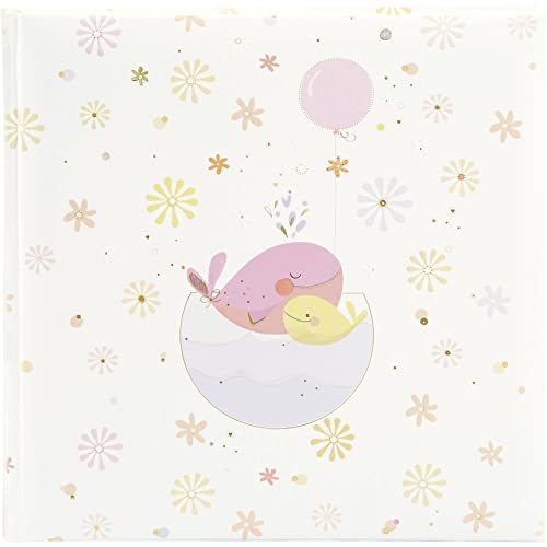 Goldbuch Little Whale pink 25x25 60 weiße Seiten Babyalbum 24466 von goldbuch