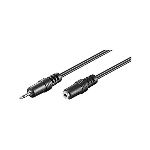 2.0m 2.5mm stereo Stecker auf 2.5mm stereo Kupplung 2.0m 2.5mm stereo Stecker auf 2.5mm stereo Kupplung von goobay