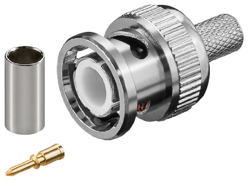 2er Set BNC-Crimpstecker für RG 59/U Kabel mit Goldpin 2er Set BNC-Crimpstecker für RG 59/U Kabel mit Goldpin von goobay