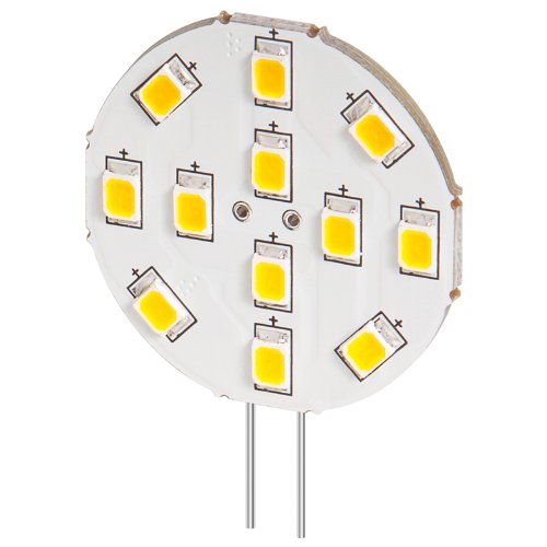 3er Set LED Einbaustrahler 2 W Sockel G4, ersetzt 22 W, 190 Lumen kalt-weißes Licht mit 6200 K von goobay