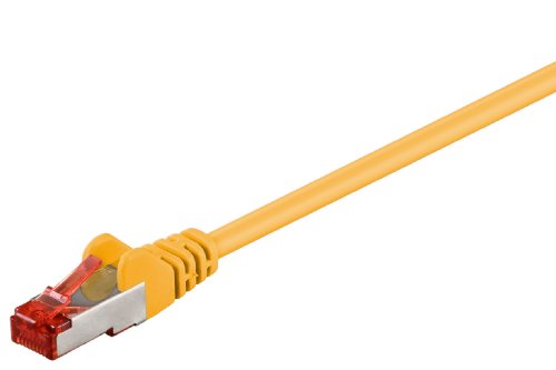 Cat 6SSTP PIMF PL Netzwerkkabel (Cat 2, RJ45 Stecker, PIMF, geschirmt) Gelb Gigabit Kabel: 50m Gelb von goobay