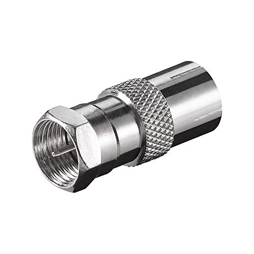 F-Stecker auf Koaxial-Kupplung 9.5 mm F-Stecker auf Koaxial-Kupplung 9.5 mm von goobay