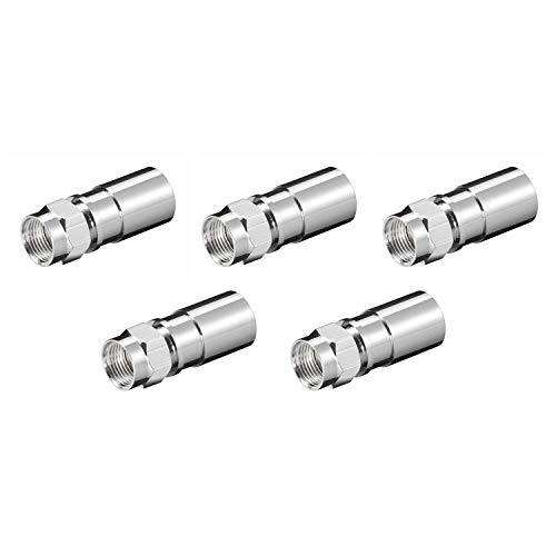 GOOBAY 5 Stück F-Kompressionsstecker für Kabel mit 8,2 mm Außendurchmesser GOOBAY 5 Stück F-Kompressionsstecker für Kabel mit 8,2 mm Außendurchmesser von goobay