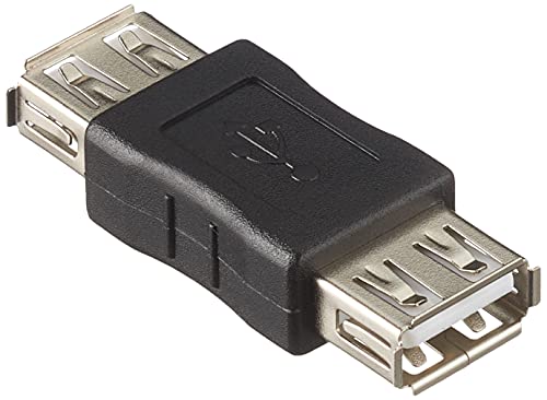 GOOBAY USB 2.0 Hi-Speed Adapter, USB 2.0-Buchse (Typ A), Schwarz - USB 2.0-Buchse (Typ A) > USB 2. von goobay
