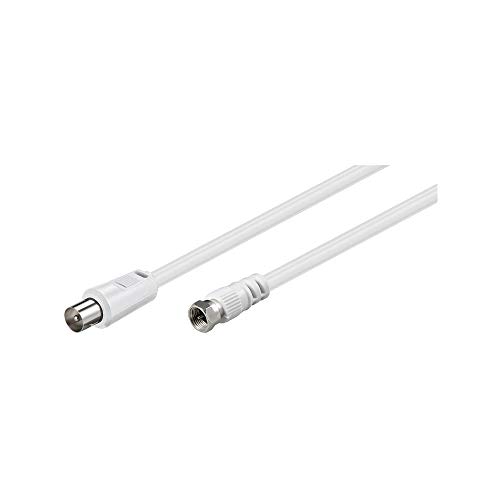 Goobay 11728 SAT/Antennen Adapterkabel (<70 dB), 2x Geschirmt von goobay