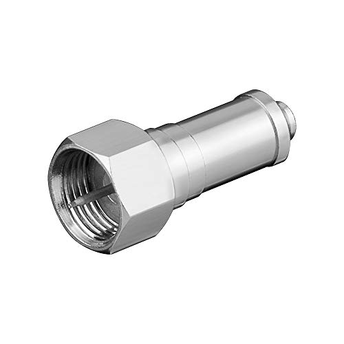 Goobay 11948 Abschlusswiderstand F, 75 Ohm mit DC-Block - Zink Goobay 11948 Abschlusswiderstand F, 75 Ohm mit DC-Block - Zink von goobay
