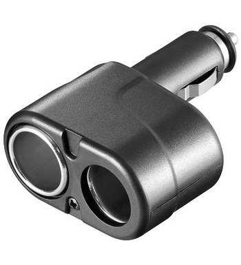 Goobay 2-fach mini Verteiler für 12-Volt Zigarettenanzünder von goobay