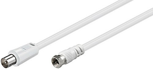 Goobay 27036 SAT/Antennen Adapterkabel (<70 dB), 2x geschirmt von goobay